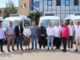 Microbuze electrice pentru județul Tulcea. FOTO CJ Tulcea