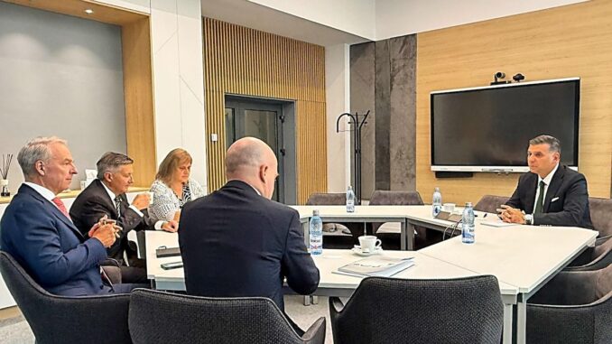 Șeful ASF la întâlnire cu investitori străini. FOTO ASF