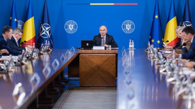 Guvernul României, varianta Bolojan 1. FOTO Gov.ro