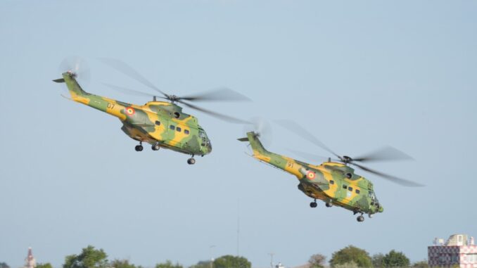 Elicoptere militare românești. FOTO Ovidiu Oprea