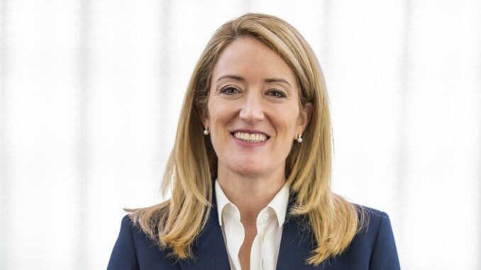 Roberta Metsola, președintele Parlamentului European. FOTO PE Roberta Metsola, președintele Parlamentului European. FOTO PE