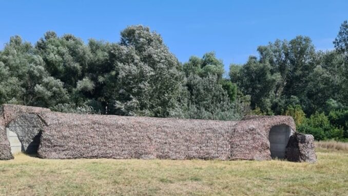 Adăpost construit în județul Tulcea. FOTO Ministerul Apărării