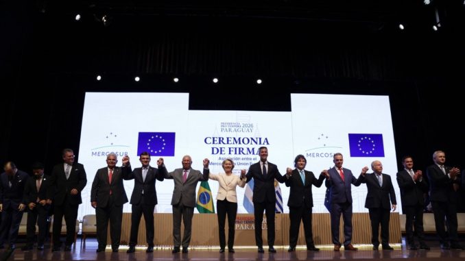 Semnarea tratatului UE - Mercosur. FOTO x/vonderleyen