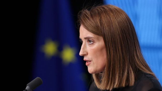 Roberta Metsola, președintele Parlamentului European. FOTO European Union