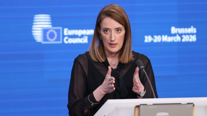 Roberta Metsola, președintele Parlamentului European. FOTO European Union